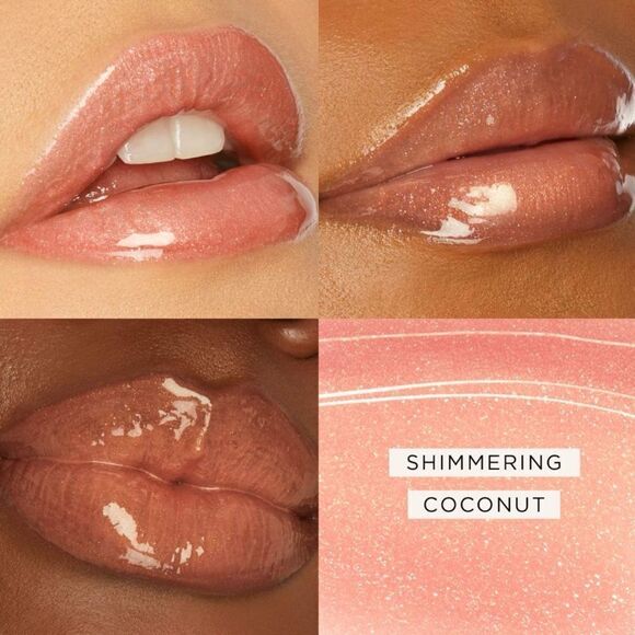 🌻 Tarte Shimmering Coconut Glass Maracuja Juicy Lip Vinyl New FullSz - Picture 2 of 7